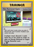 No Removal Gym 103/132 from Pokemon TCG Gym Heroes