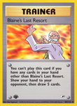 Blaine's Last Resort 105/132 from Pokemon TCG Gym Heroes