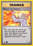 Blaine's Last Resort 105/132 from Pokemon TCG Gym Heroes