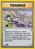 Brock's Training Method 106/132 from Pokemon TCG Gym Heroes