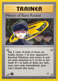 Minion of Team Rocket 113/132 from Pokemon TCG Gym Heroes
