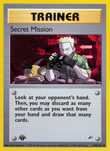 Secret Mission 118/132 from Pokemon TCG Gym Heroes