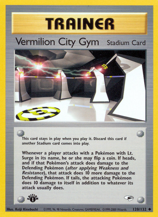 Vermilion City Gym 120/132 from Pokemon TCG Gym Heroes