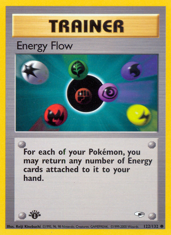 Energy Flow 122/132 from Pokemon TCG Gym Heroes