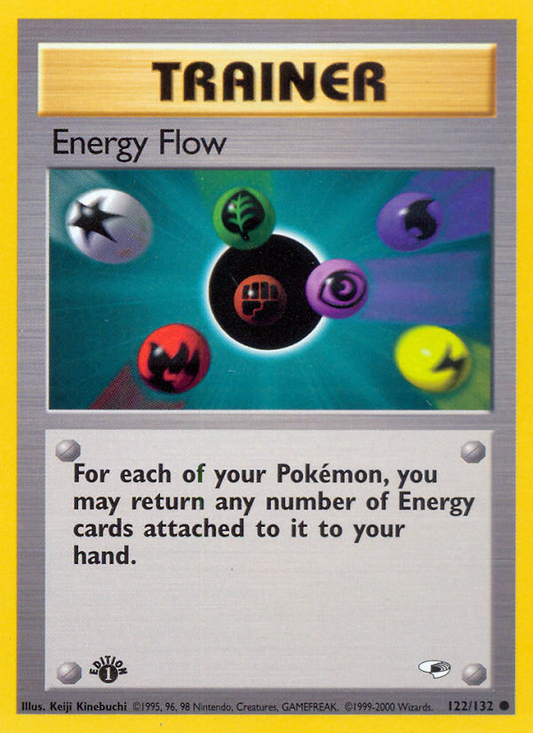 Energy Flow 122/132 from Pokemon TCG Gym Heroes