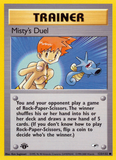 Misty's Duel 123/132 from Pokemon TCG Gym Heroes