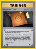 Narrow Gym 124/132 from Pokemon TCG Gym Heroes
