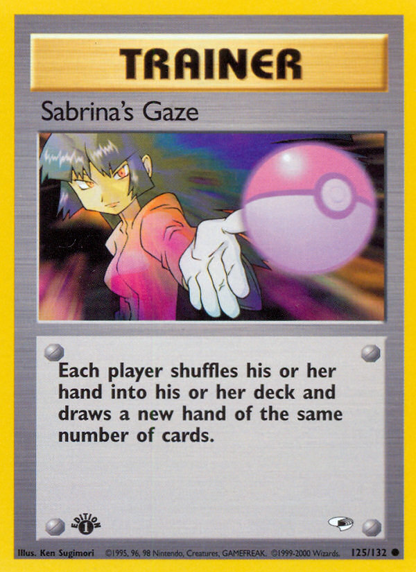 Sabrina's Gaze 125/132 from Pokemon TCG Gym Heroes