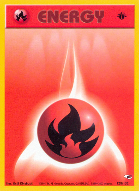 Fire Energy 128/132 from Pokemon TCG Gym Heroes
