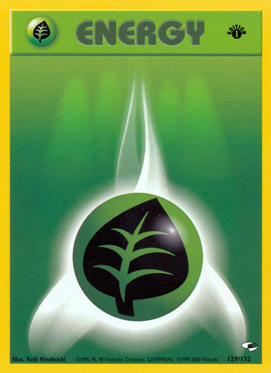 Grass Energy 129/132 from Pokemon TCG Gym Heroes
