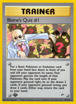 Blaine's Quiz #1 097/132 from Pokemon TCG Gym Heroes