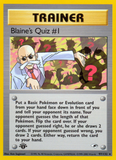 Blaine's Quiz #1 097/132 from Pokemon TCG Gym Heroes