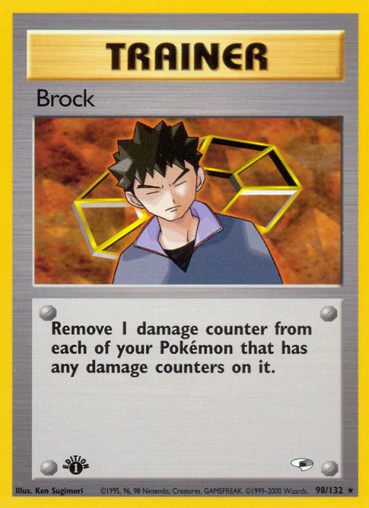 Brock 098/132 from Pokemon TCG Gym Heroes
