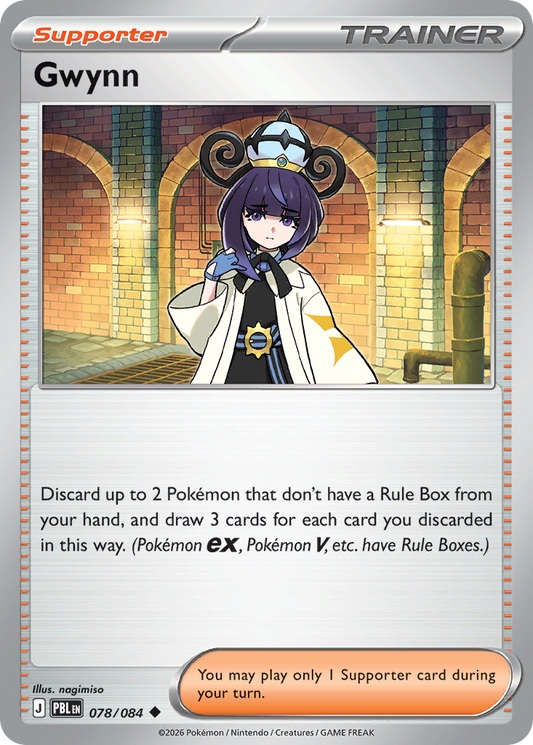Gwynn 078/084 from Pokemon TCG Pitch Black