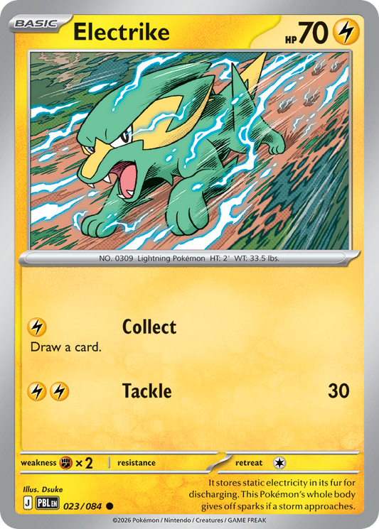 Electrike 023/084 from Pokemon TCG Pitch Black