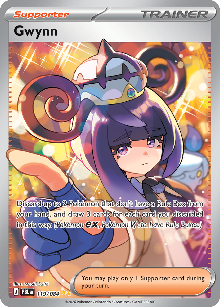 Gwynn 119/084 from Pokemon TCG Pitch Black