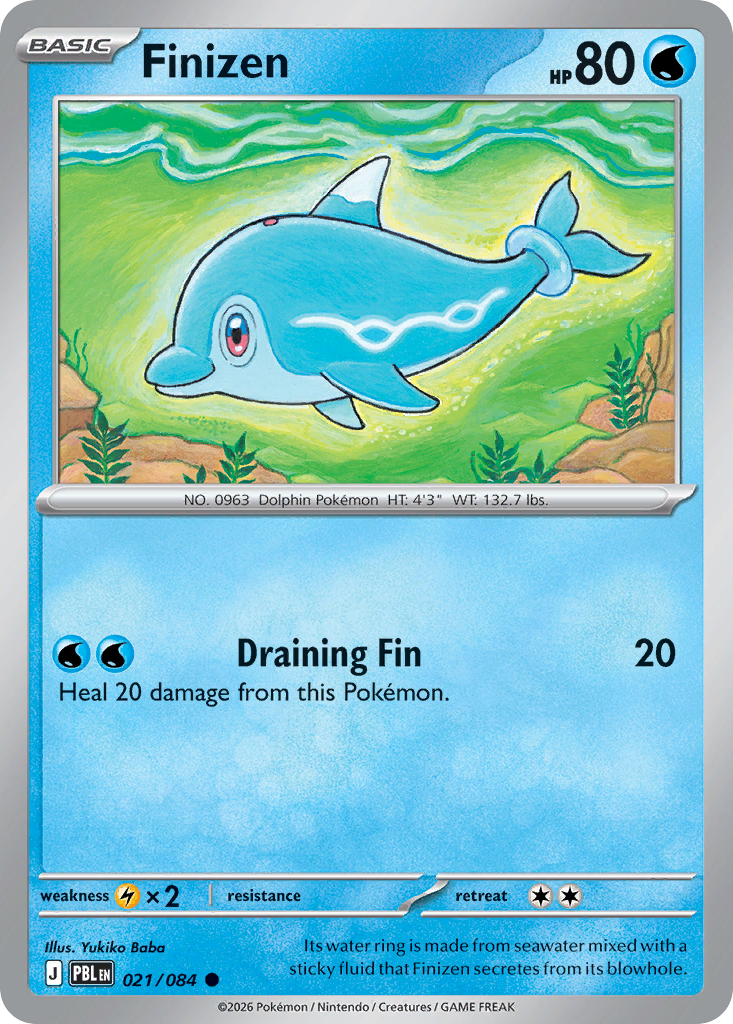 Finizen 021/084 from Pokemon TCG Pitch Black