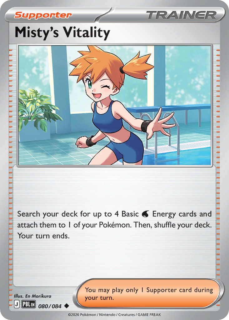 Misty's Vitality 080/084 from Pokemon TCG Pitch Black