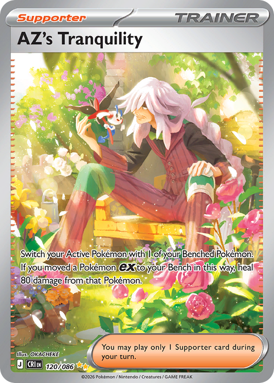 AZ's Tranquility 120/086 from Pokemon TCG Chaos Rising
