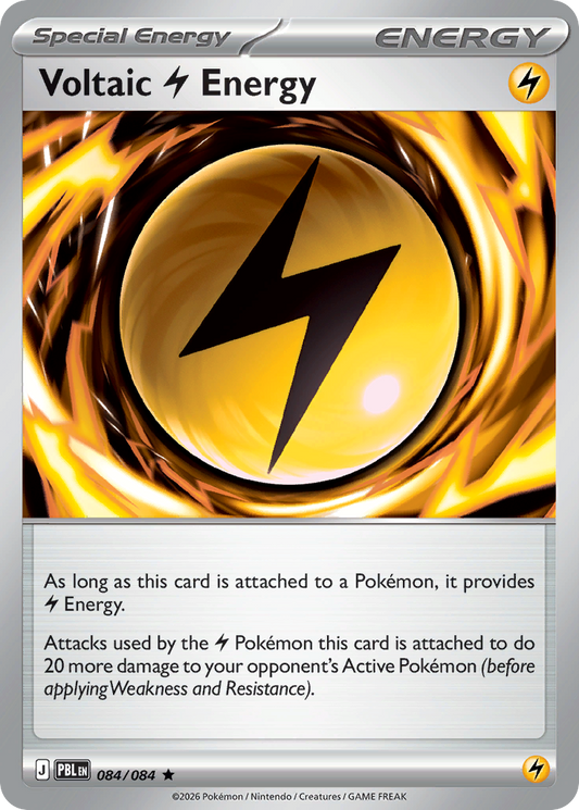 Voltaic Lightning Energy 084/084 from Pokemon TCG Pitch Black