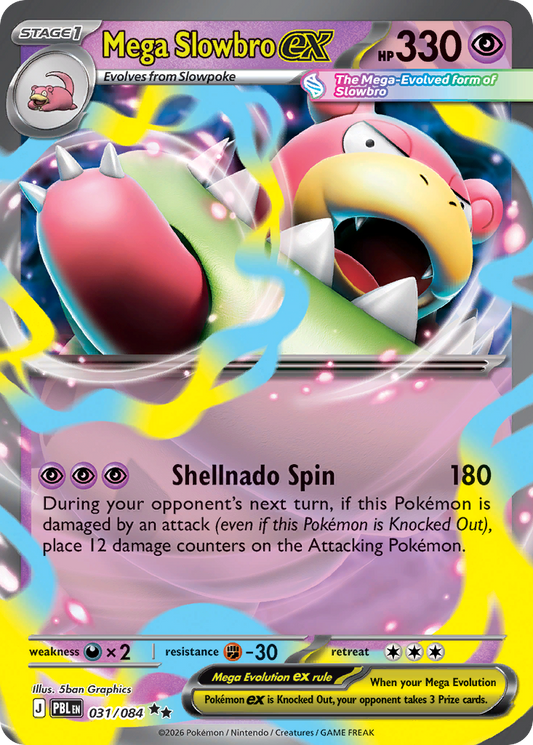 Mega Slowbro ex 031/084 from Pokemon TCG Pitch Black