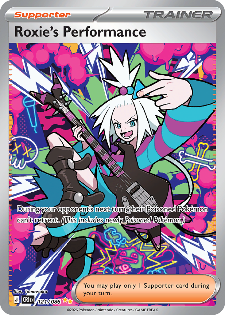 Roxie's Performance 121/086 from Pokemon TCG Chaos Rising