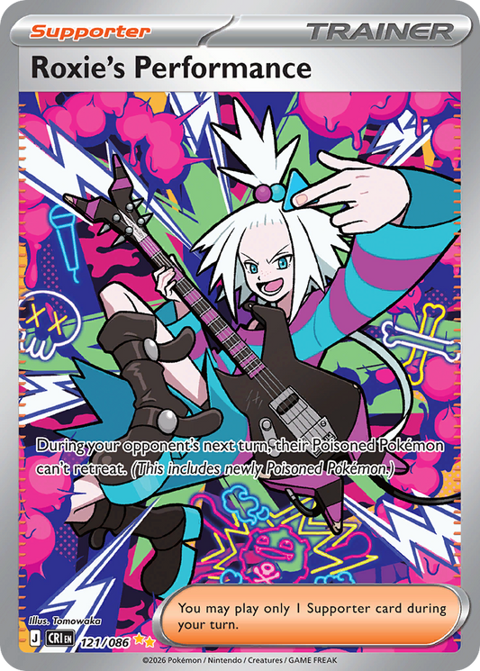 Roxie's Performance 121/086 from Pokemon TCG Chaos Rising