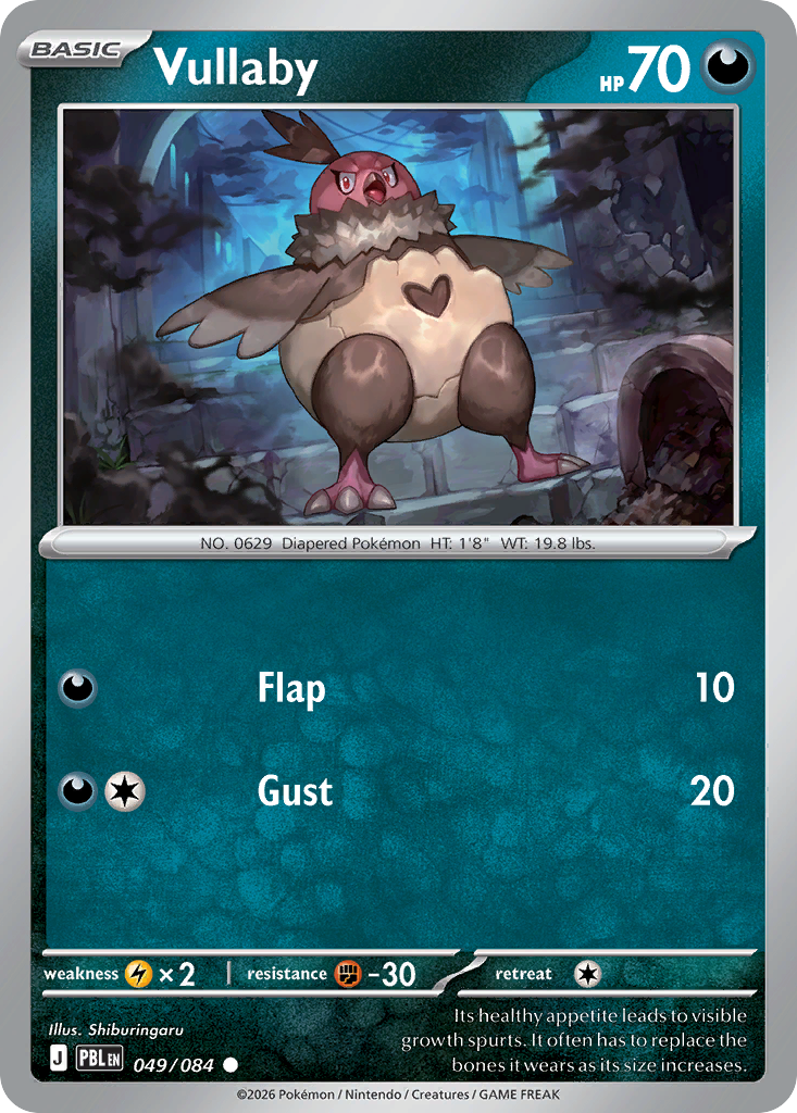Vullaby 049/084 from Pokemon TCG Pitch Black