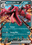 Krookodile ex 055/086 from Pokemon TCG Chaos Rising
