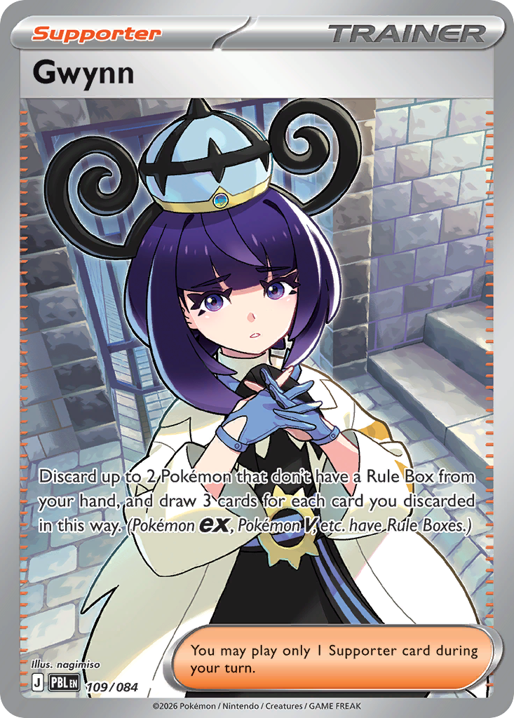 Gwynn 109/084 from Pokemon TCG Pitch Black