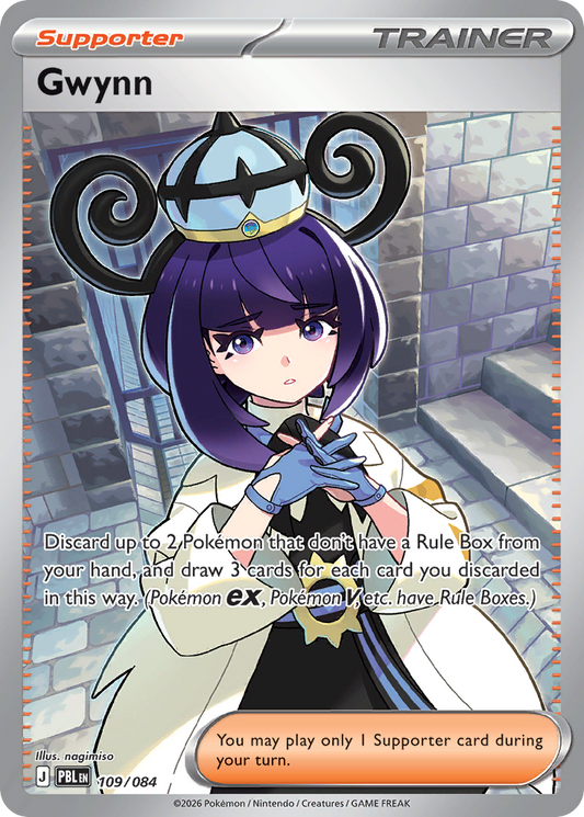 Gwynn 109/084 from Pokemon TCG Pitch Black