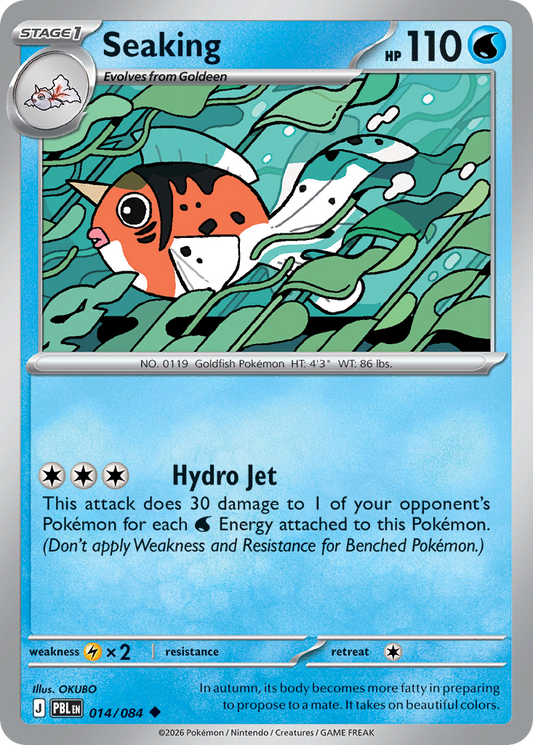 Seaking 014/084 from Pokemon TCG Pitch Black