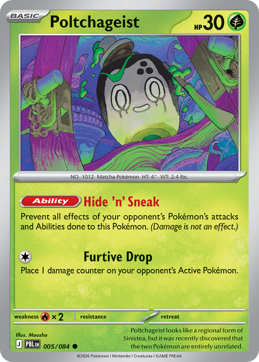 Poltchageist 005/084 from Pokemon TCG Pitch Black