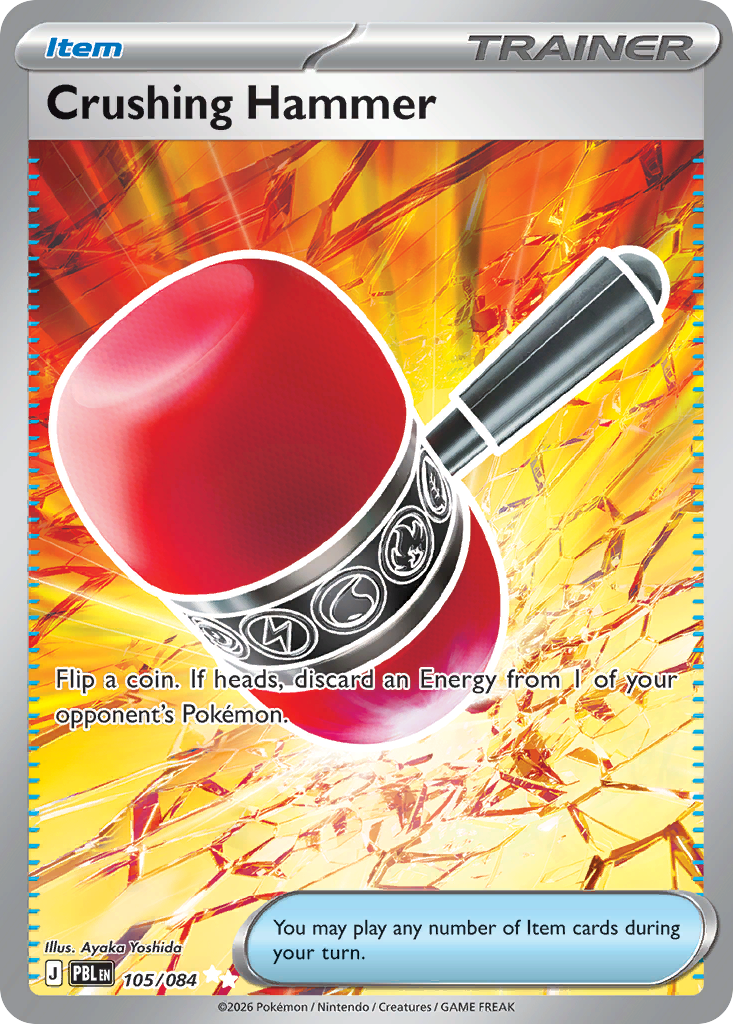Crushing Hammer 105/084 from Pokemon TCG Pitch Black
