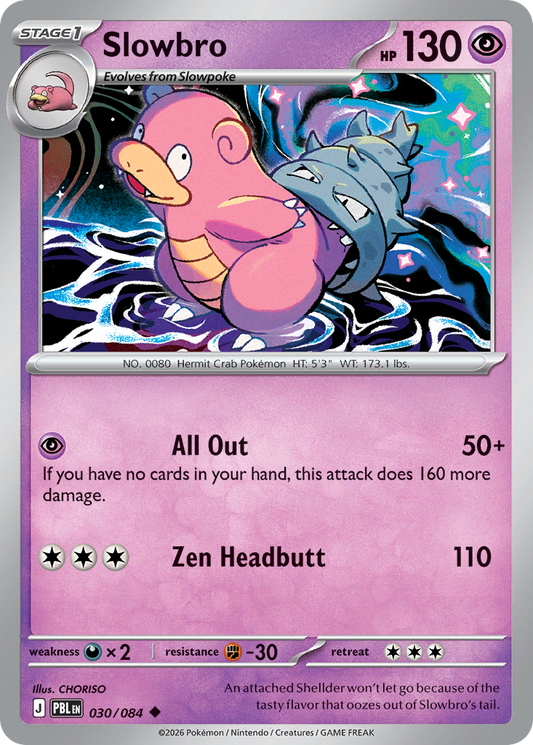 Slowbro 030/084 from Pokemon TCG Pitch Black