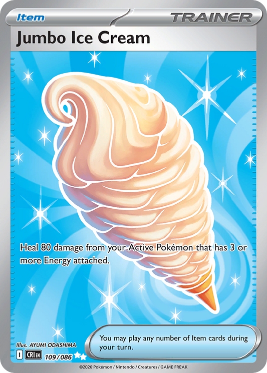 Jumbo Ice Cream 109/086 from Pokemon TCG Chaos Rising