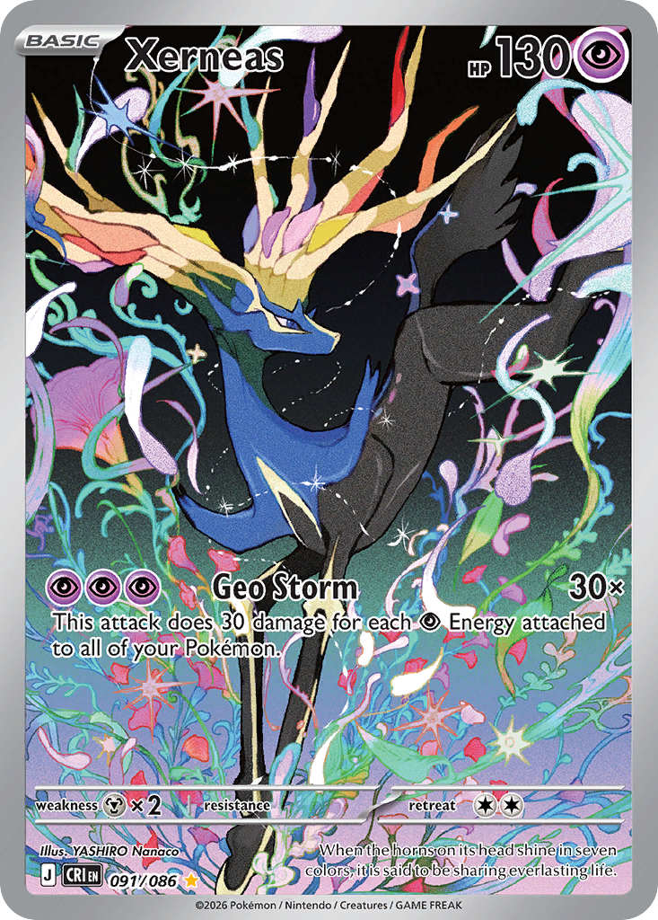 Xerneas 091/086 from Pokemon TCG Chaos Rising