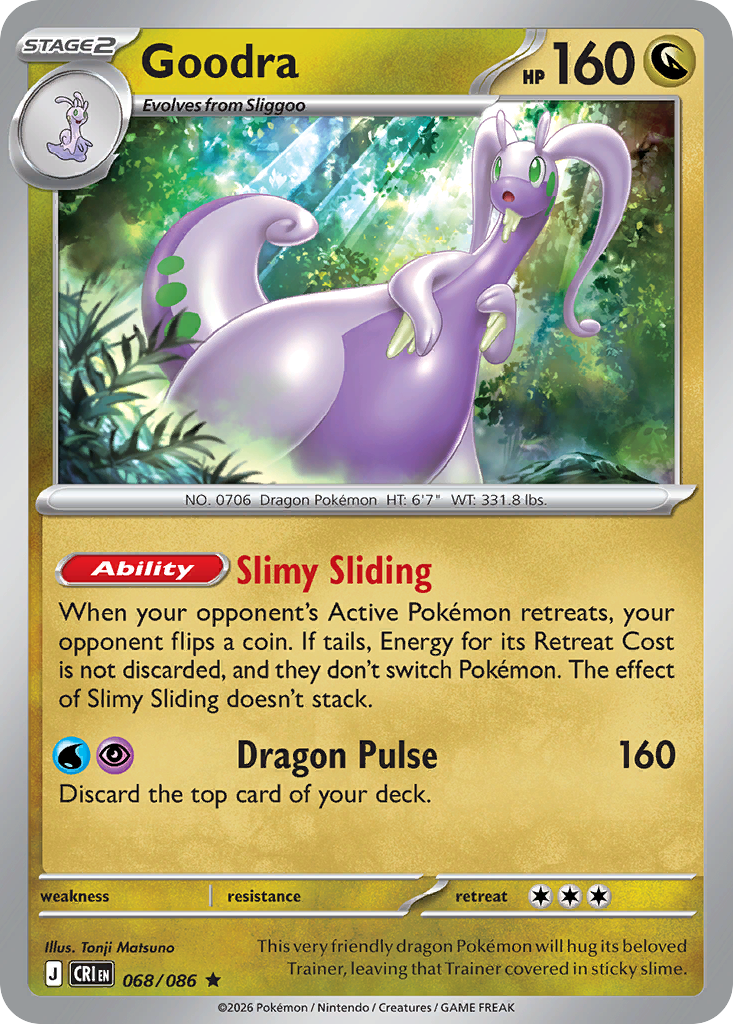 Goodra 068/086 from Pokemon TCG Chaos Rising