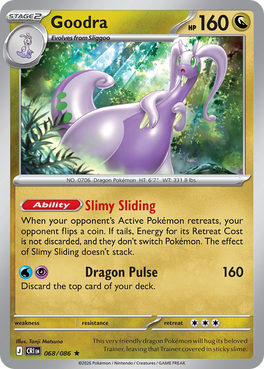 Goodra 068/086 from Pokemon TCG Chaos Rising
