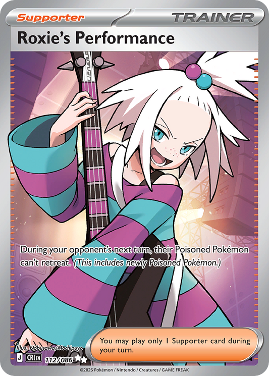 Roxie's Performance 112/086 from Pokemon TCG Chaos Rising