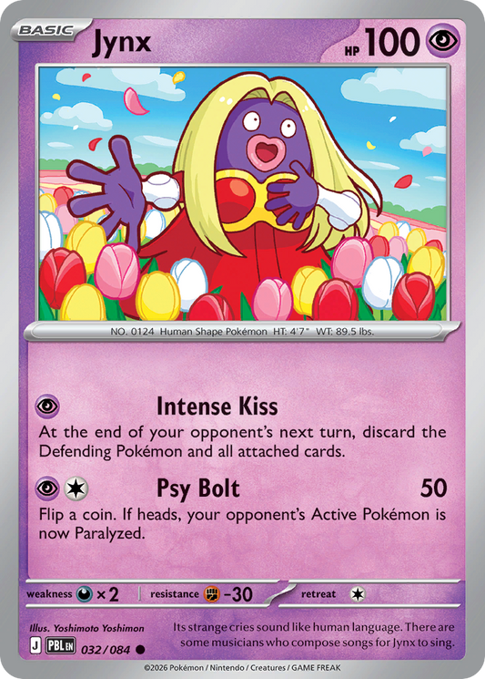 Jynx 032/084 from Pokemon TCG Pitch Black