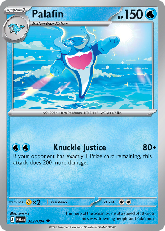 Palafin 022/084 from Pokemon TCG Pitch Black