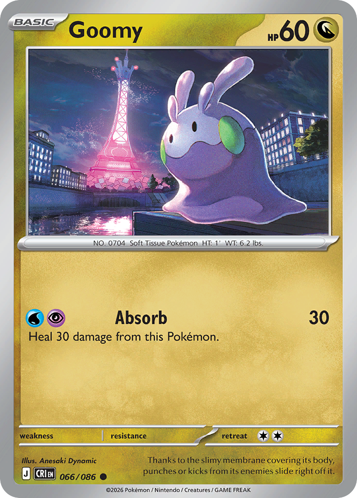 Goomy 066/086 from Pokemon TCG Chaos Rising