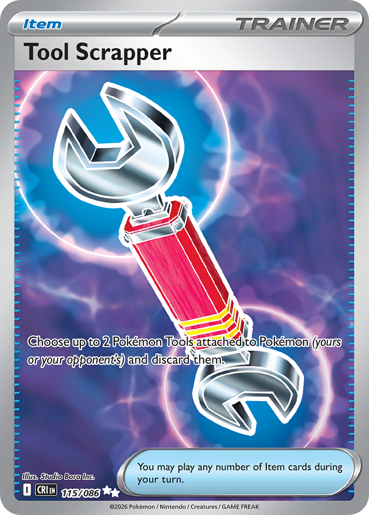 Tool Scrapper 115/086 from Pokemon TCG Chaos Rising