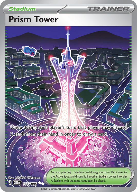 Prism Tower 111/086 from Pokemon TCG Chaos Rising