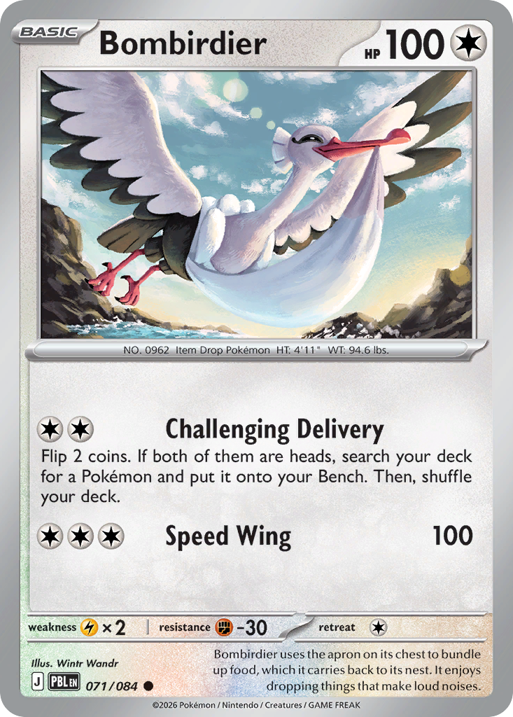 Bombirdier 071/084 from Pokemon TCG Pitch Black