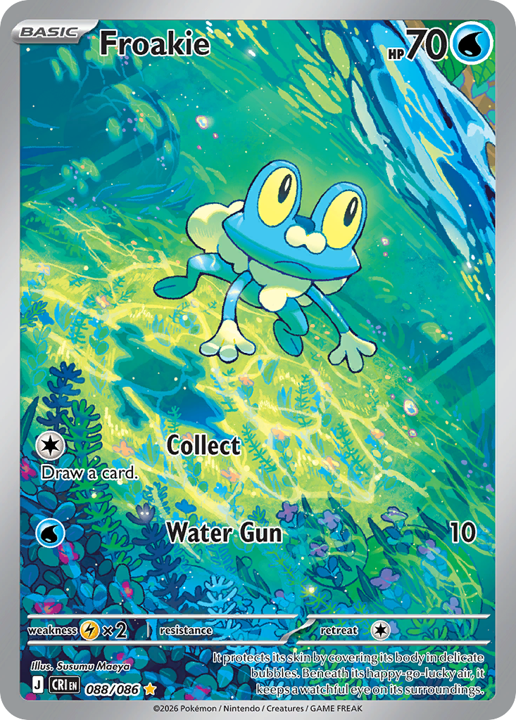 Froakie 088/086 from Pokemon TCG Chaos Rising
