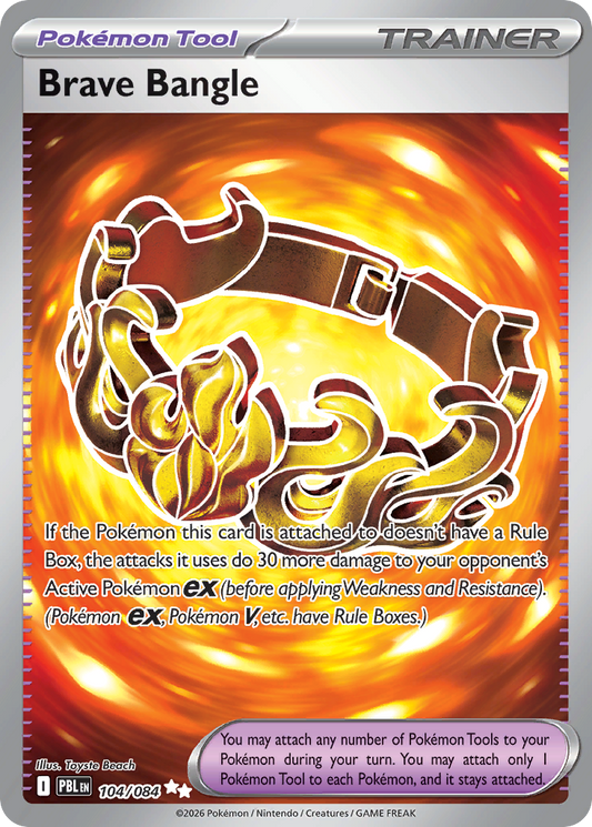 Brave Bangle 104/084 from Pokemon TCG Pitch Black