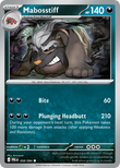 Mabosstiff 058/084 from Pokemon TCG Pitch Black