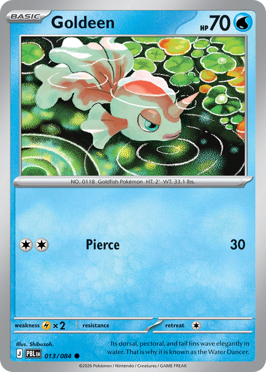 Goldeen 013/084 from Pokemon TCG Pitch Black